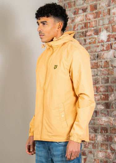 Lyle & Scott Jassen Zip through hooded jacket - honeycomb