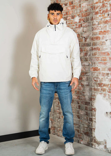 Napapijri Jassen Lightweight Packable Rainforest Overhead rf next Jacket - white whisper