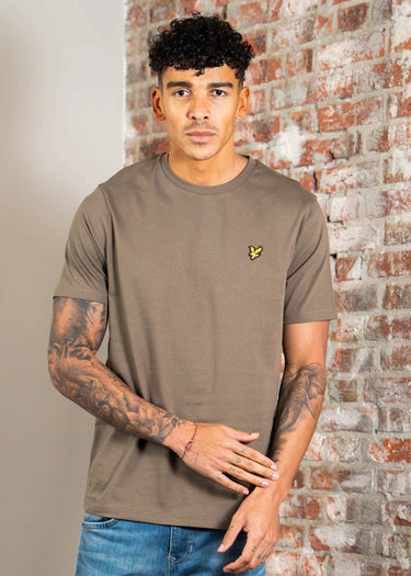 Lyle & Scott T-shirts Plain t-shirt - khaki ash