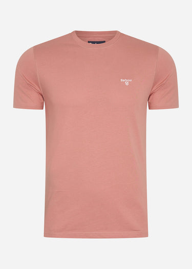 Barbour T-shirts  Essential sports tee - pink clay 