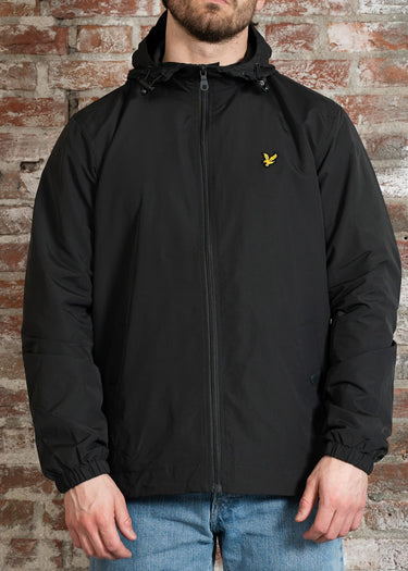 Lyle & Scott Jassen Zip through hooded jacket - gunmetal