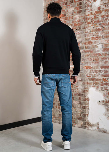 Fred Perry Truien Half zip sweatshirt - black