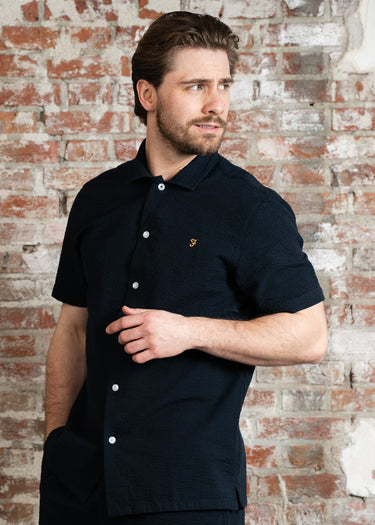 Farah Overhemden Rutherford shirt - true navy