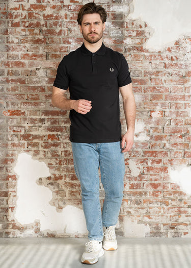 Fred Perry Polo's The fred perry polo shirt- Anchor Grey Oatmeal