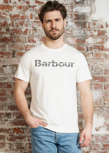 Barbour T-shirts Barbour kilnwick t-shirt - antique white