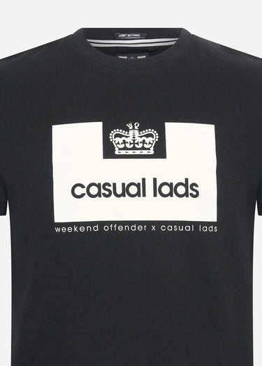 Weekend Offender T-shirts Casual Lads t-shirt - black