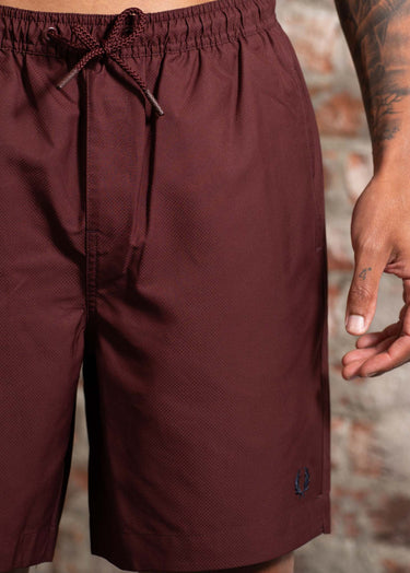 Fred Perry Zwembroeken Classic swimshort - oxblood
