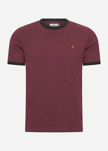 Farah T-shirts  Groves reg ringer - farah-red 
