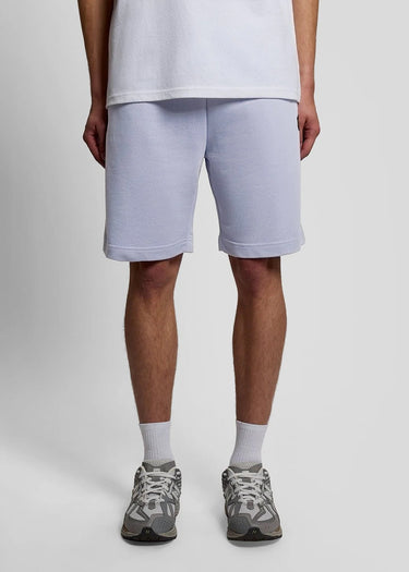 Lyle & Scott Korte Broeken Plain sweat short - bubble blue