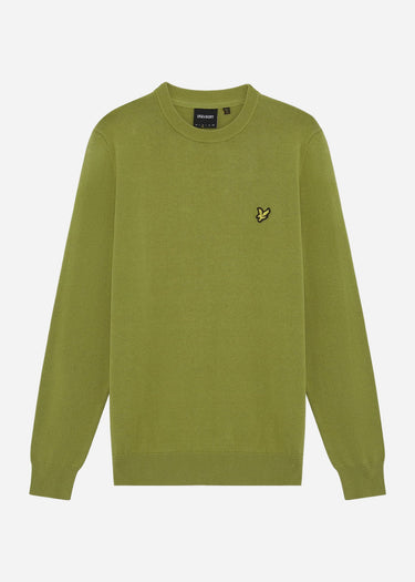 Lyle & Scott Truien Cotton crew neck jumper - shrub green