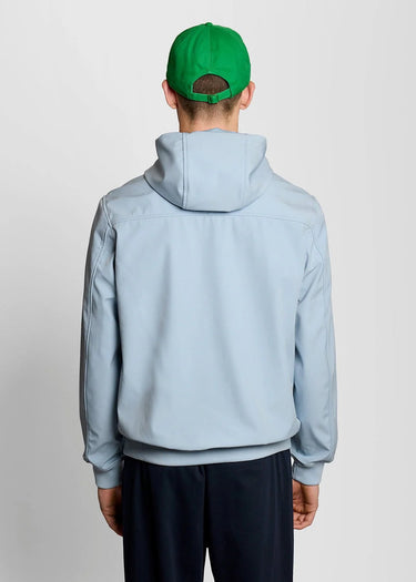 Lyle & Scott Jassen Mesh back softshell jacket - opal blue