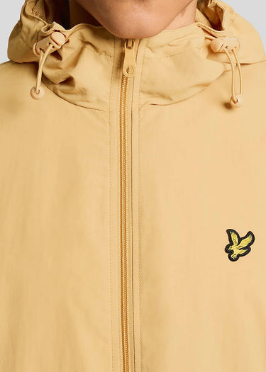 Lyle & Scott Jassen Zip through hooded jacket - honeycomb