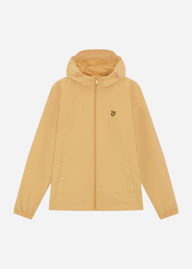 Lyle & Scott Jassen Zip through hooded jacket - honeycomb
