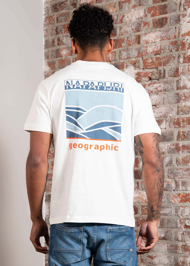Napapijri T-shirts S sovana - white heron