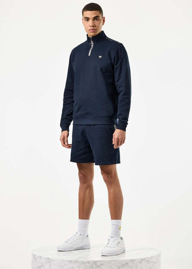 Weekend Offender Korte Broeken Pankow - navy mid house check