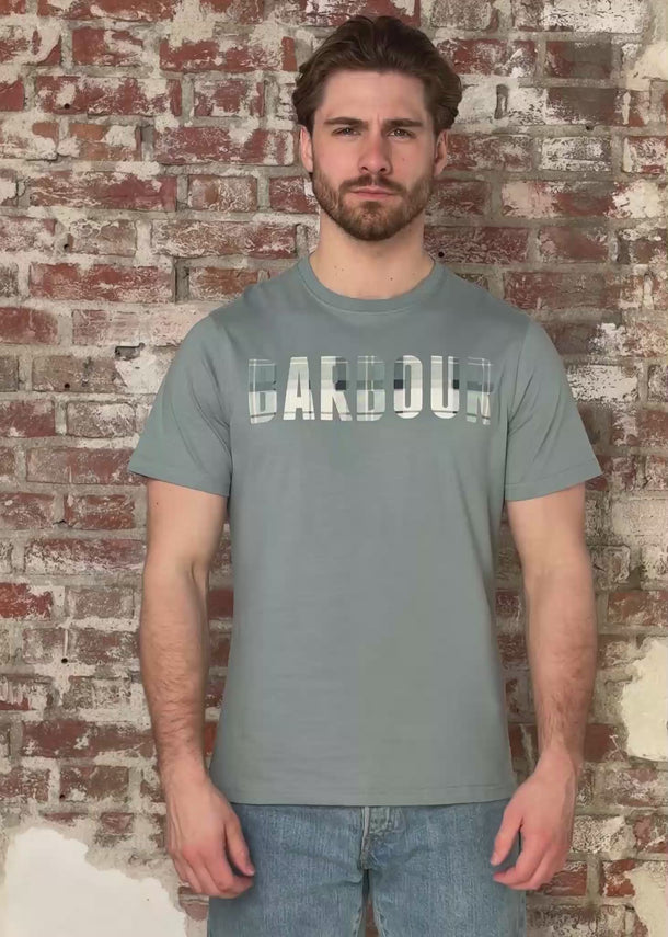 Barbour T-shirts Barbour thurford t-shirt - lead