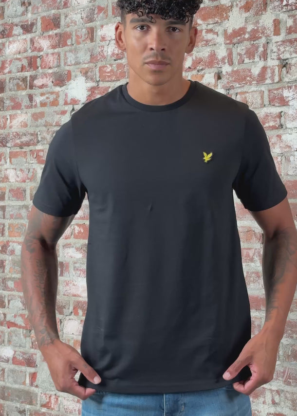 Lyle & Scott T-shirts Plain t-shirt - jet black