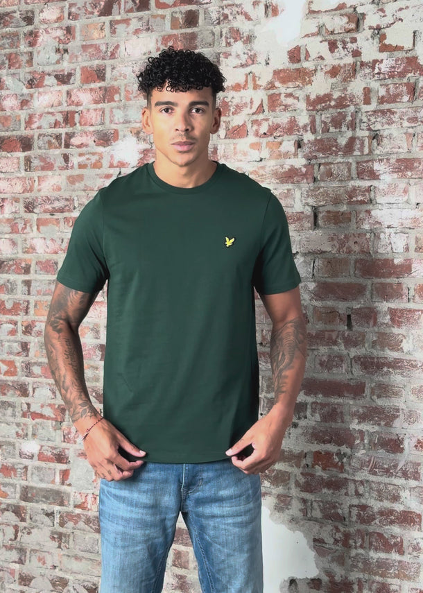 Lyle & Scott T-shirts Plain t-shirt - dark green