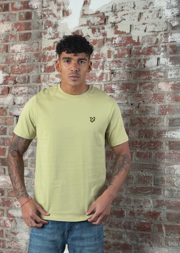 Lyle & Scott T-shirts Plain t-shirt - herb green