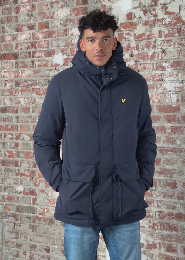Lyle & Scott Jassen Membrane parka - dark navy