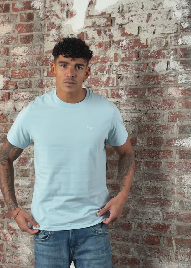 Barbour T-shirts Barbour essential sports t-shirt - pale sky