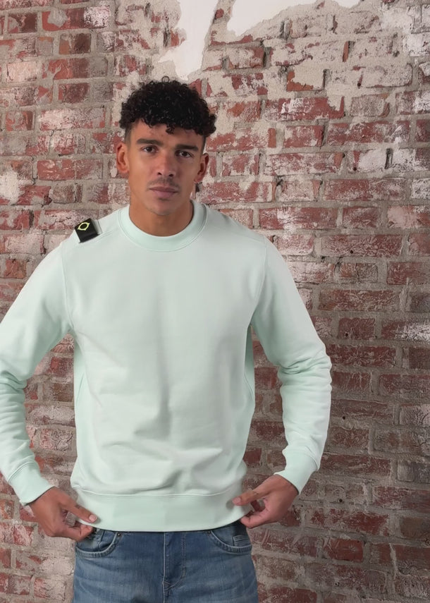 MA.Strum Truien Mastrum crew sweat - frost