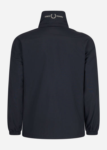 Fred Perry Jassen  Patch pocket zip through jacket - navy 