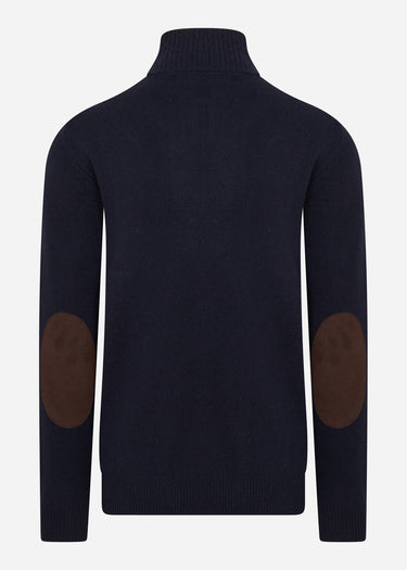 Barbour Truien  Patch half zip - navy 